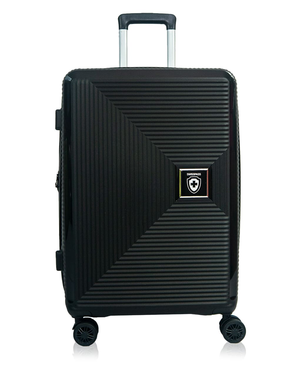 Maleta de Viaje Mediana Cristal 24" Negro
