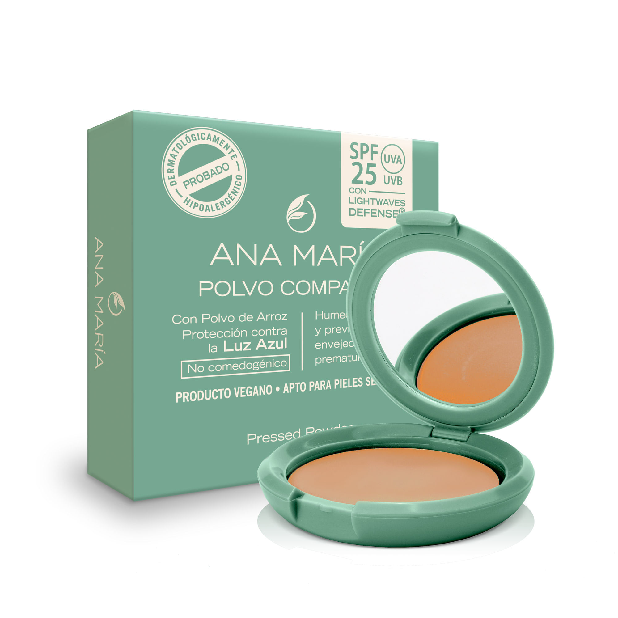 Polvo Compacto SPF 20 Ana María Sándalo