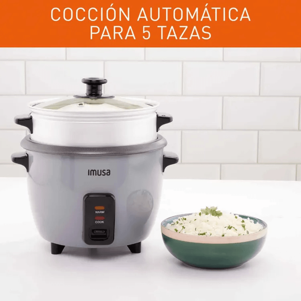 OLLA ARROCERA 5 TAZAS GRIS