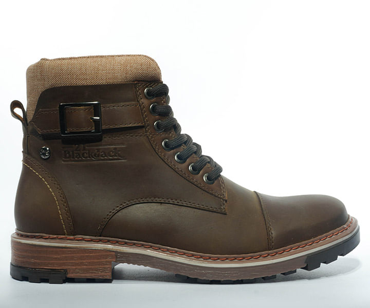Bota Hombre Casual -Herreros- Leñador  Canela