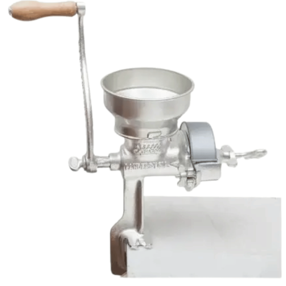 Molino Manual Tradicional Grano Tolva Baja Cocina Resistente