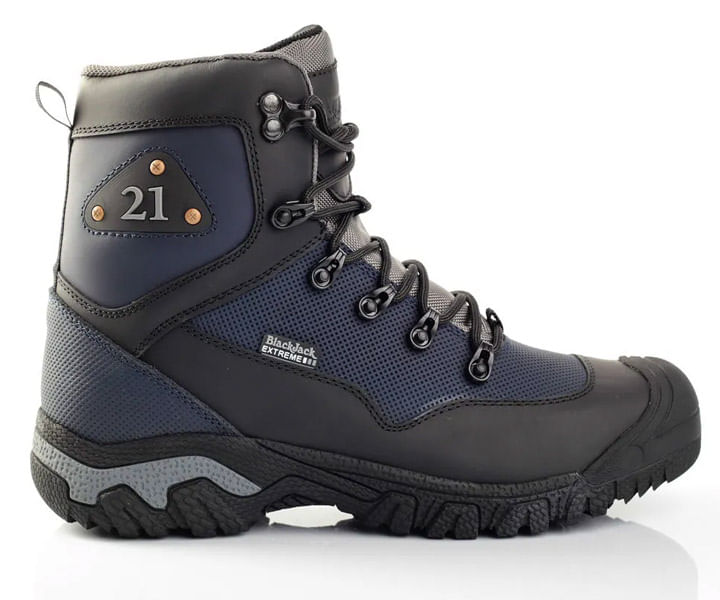 Bota Hombre Outdoor -Herreros- Konnor Azul