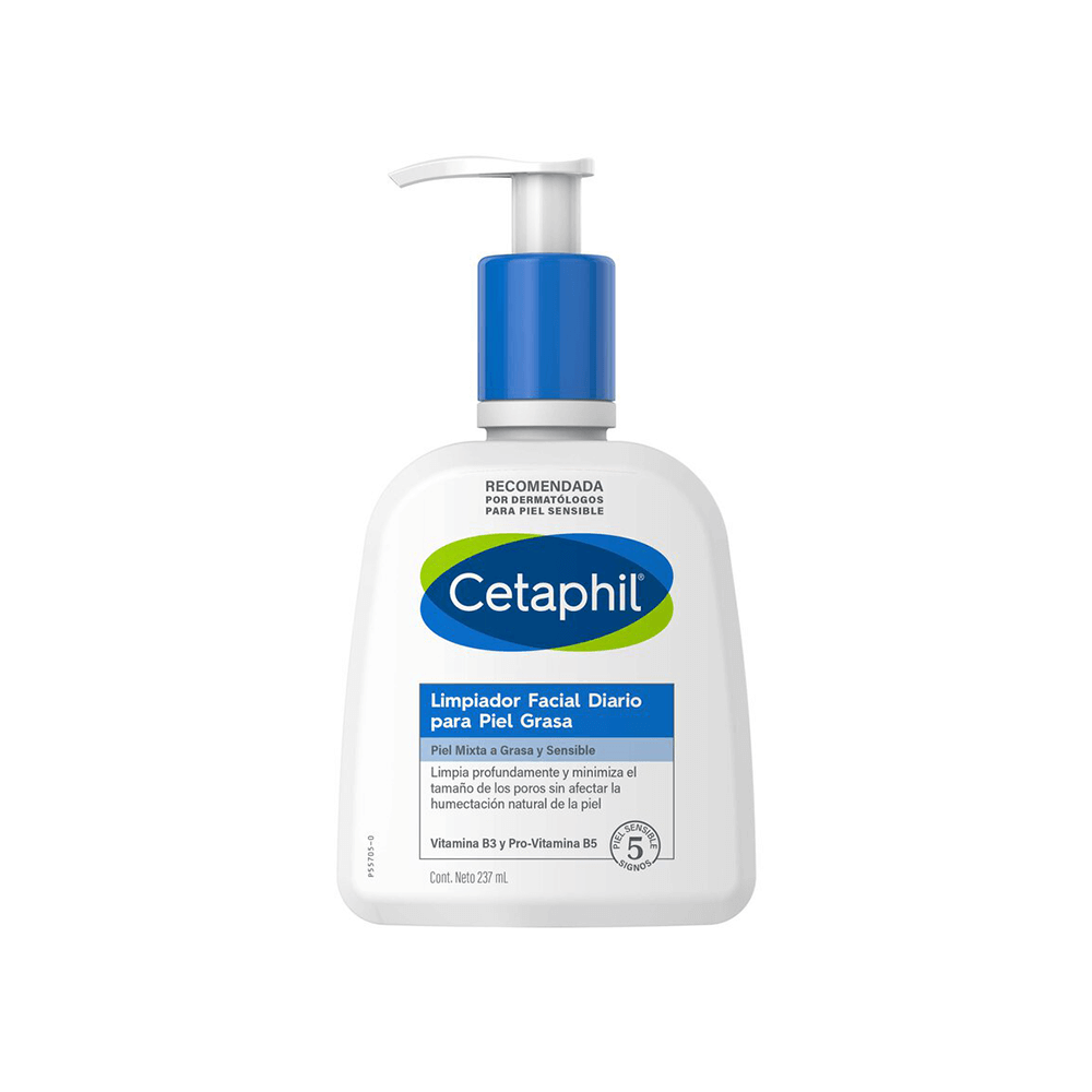 Cetaphil Limpiador Facial Piel Mixta A Grasa X 237ml