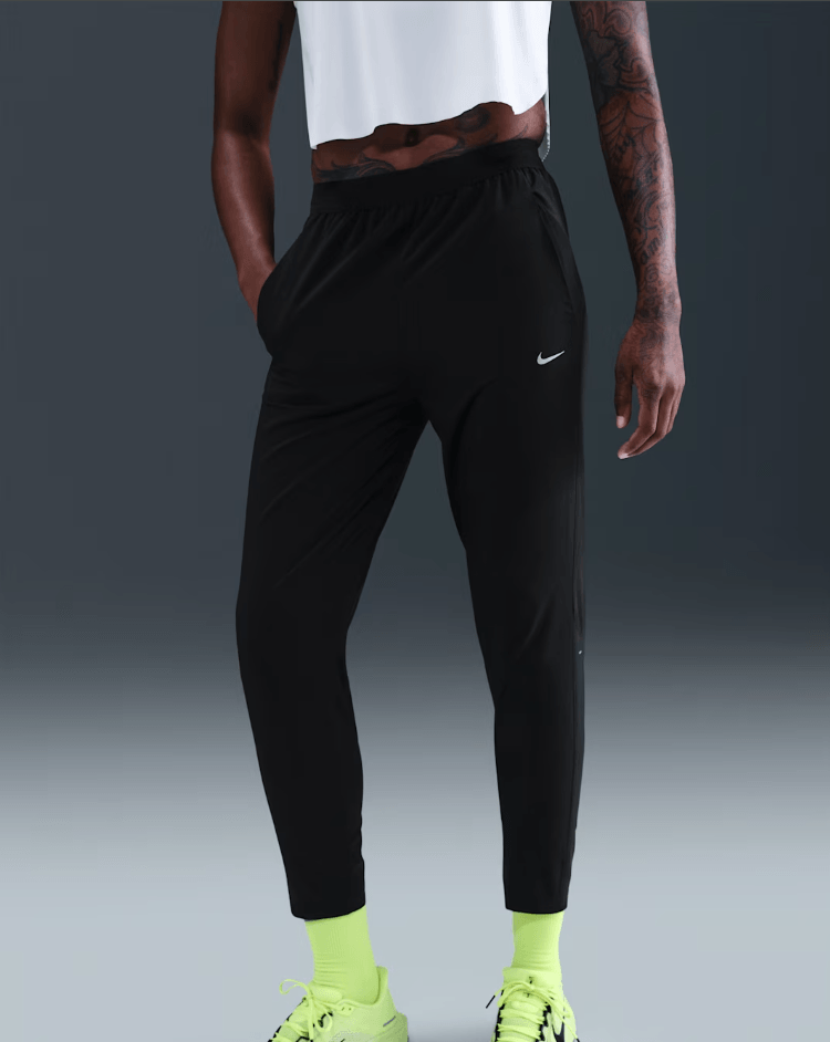 Nike W Nk Tempo Df Mr 7/8 Pant Pantalón negro de mujer para correr