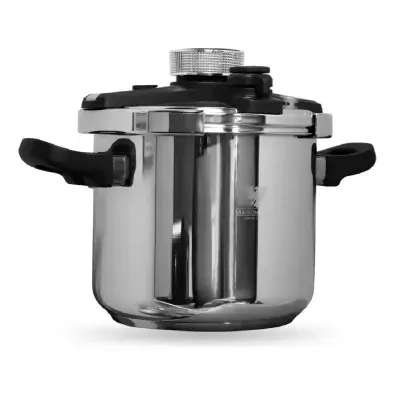 Olla A Presión 7 Litros Maison Cook Acero Quirúrgico Premium