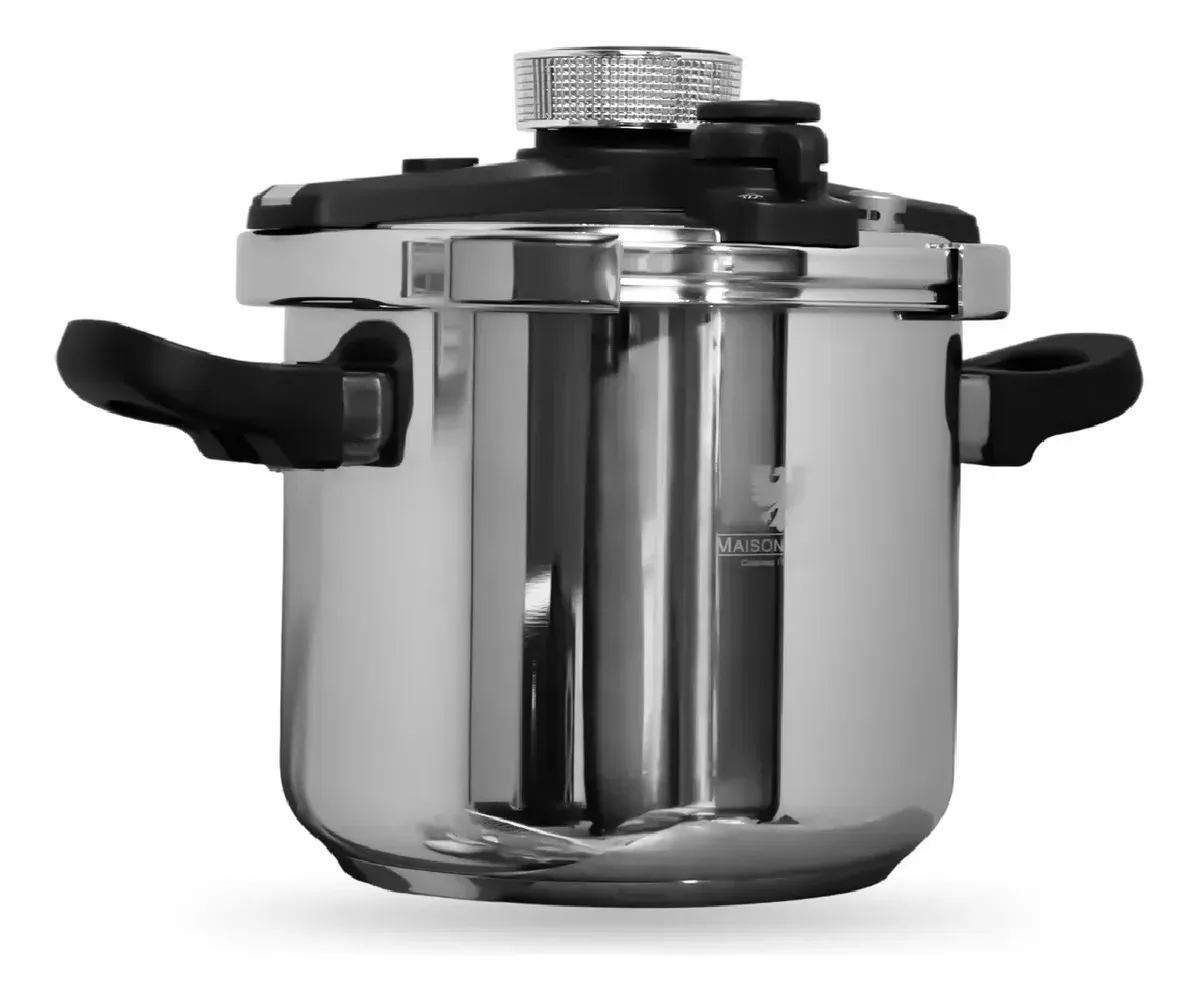 Olla A Presión 7 Litros Maison Cook Acero Quirúrgico Premium