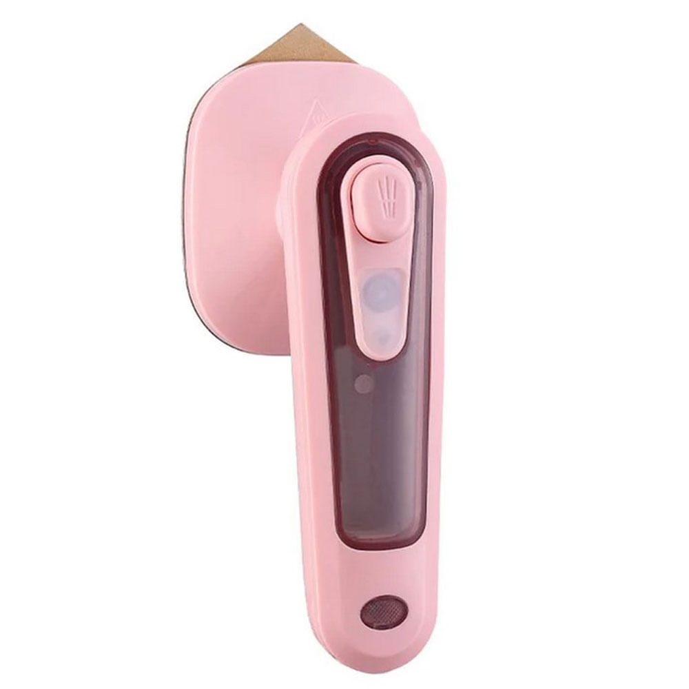 Mini Plancha Electrica Vapor Portatil 150C Compacta Uso Rapido Rosado