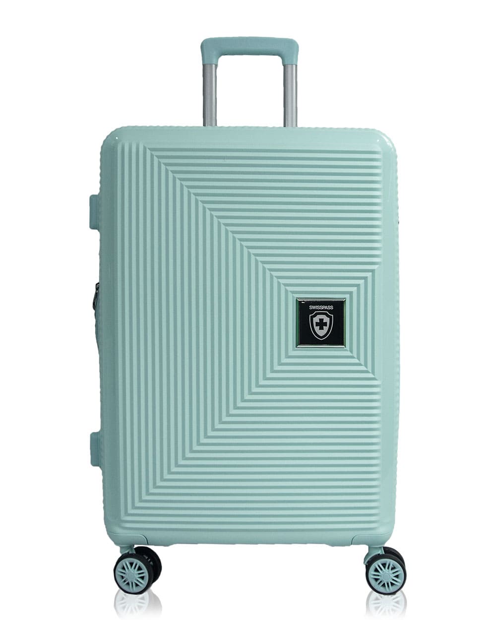 Maleta de Viaje Mediana Cristal 24" Azul Cla