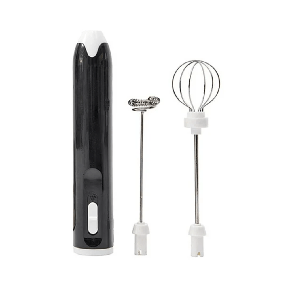 Batidor Electrico 2 En 1 Recargable Espumador Varillas Intercambiables Cocina