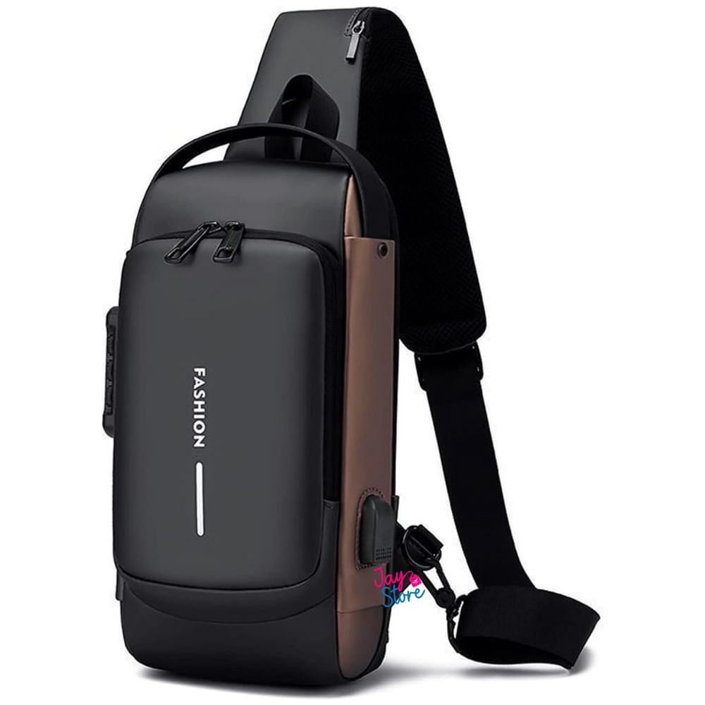 Bolso De Seguridad Canguro Antirrobo Carga USB Impermeable