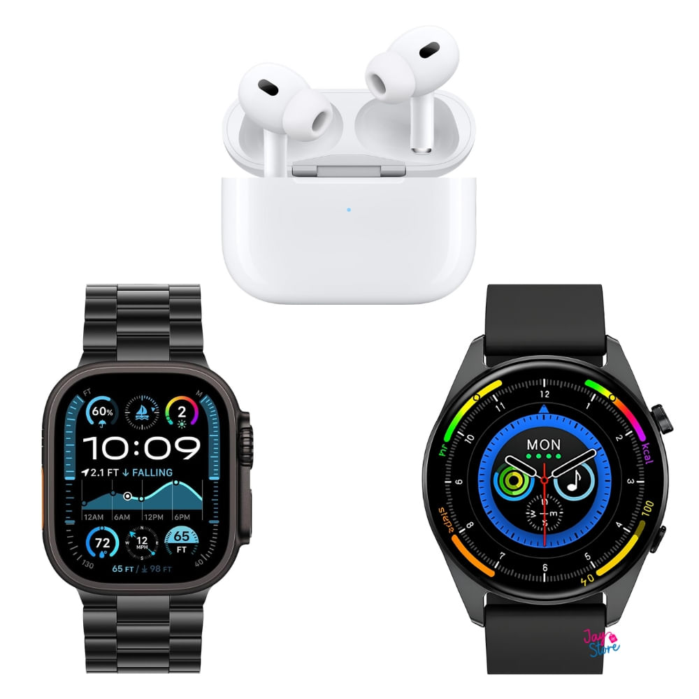Reloj Inteligentex2 + Audifonos + 7 Correas SmartWatch i80