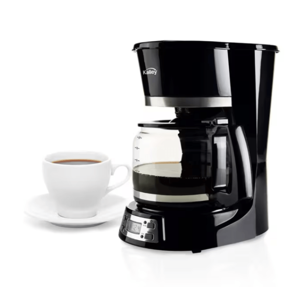 Cafetera Kalley K-MCD Digital 12 Tazas Negro