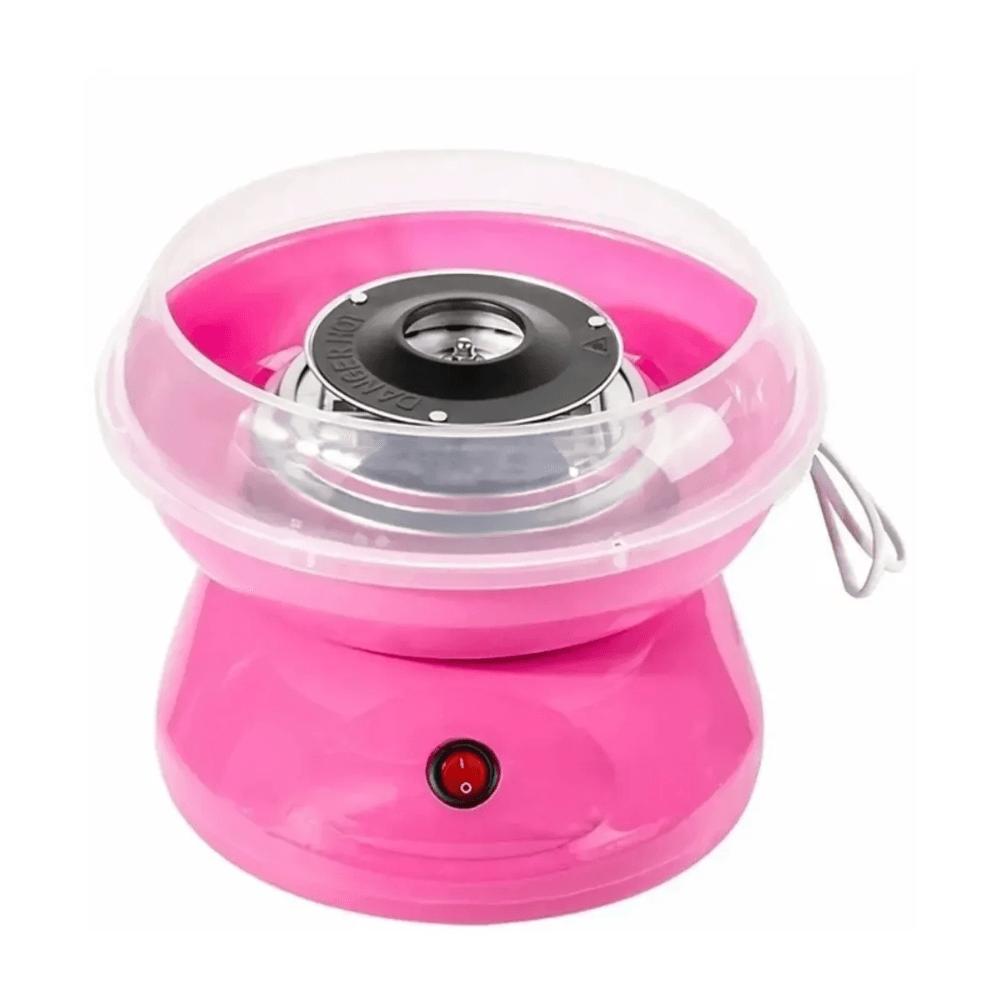 Maquina Electrica Portatil Hacer Algodon Azucar Hogar Mesa Color Rosa Facil Limpieza Uso Domestico