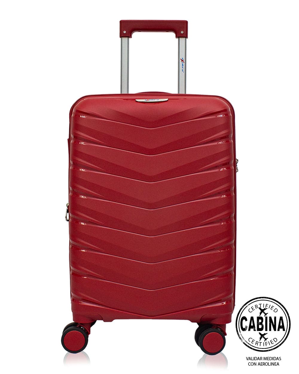 Maleta de Viaje Aires Para Cabina Rigida Rojo