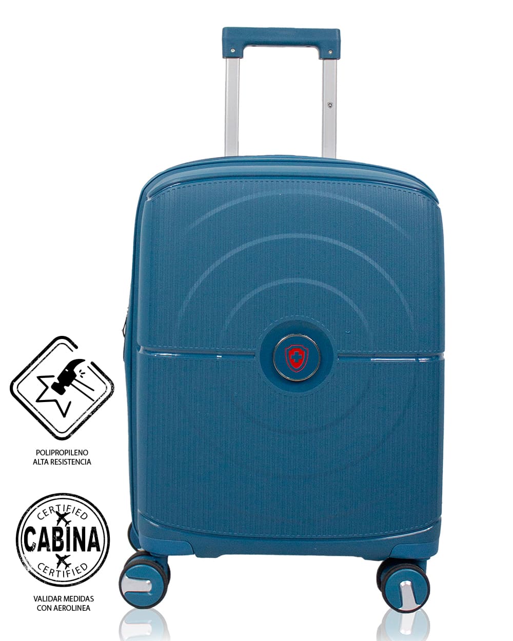 Maleta de Viaje Fresno Para Cabina Rigida Turquesa
