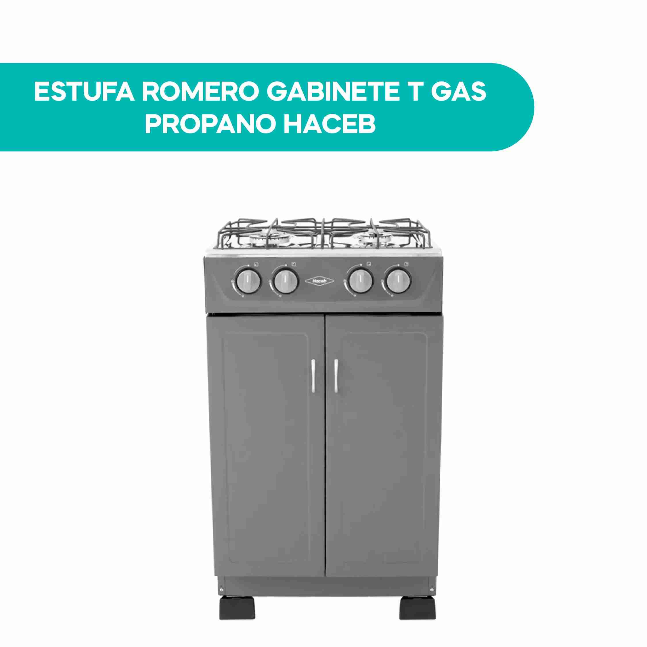 Estufa Romero Gabinete T Gas Propano Haceb