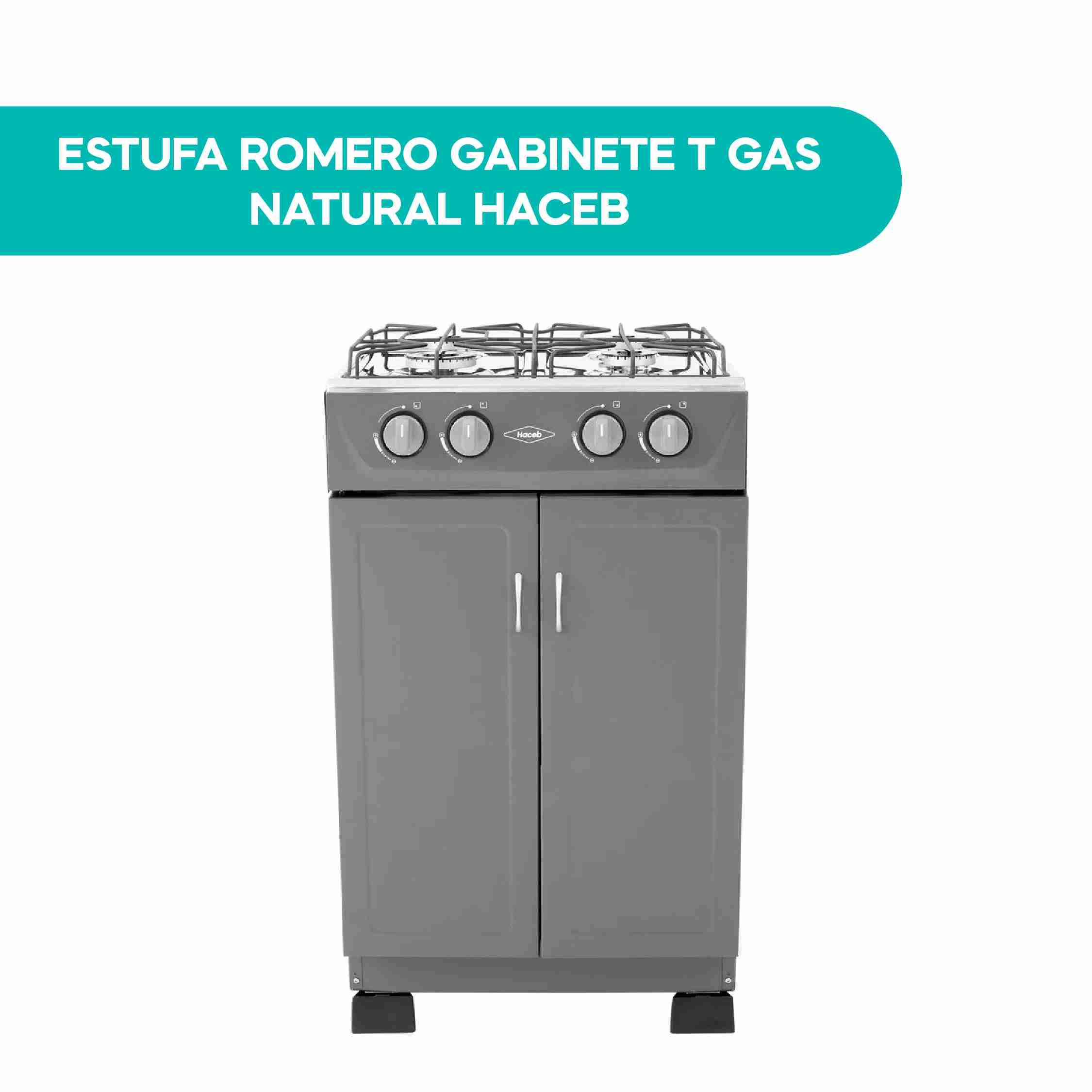 Estufa Romero Gabinete T Gas Natural Haceb