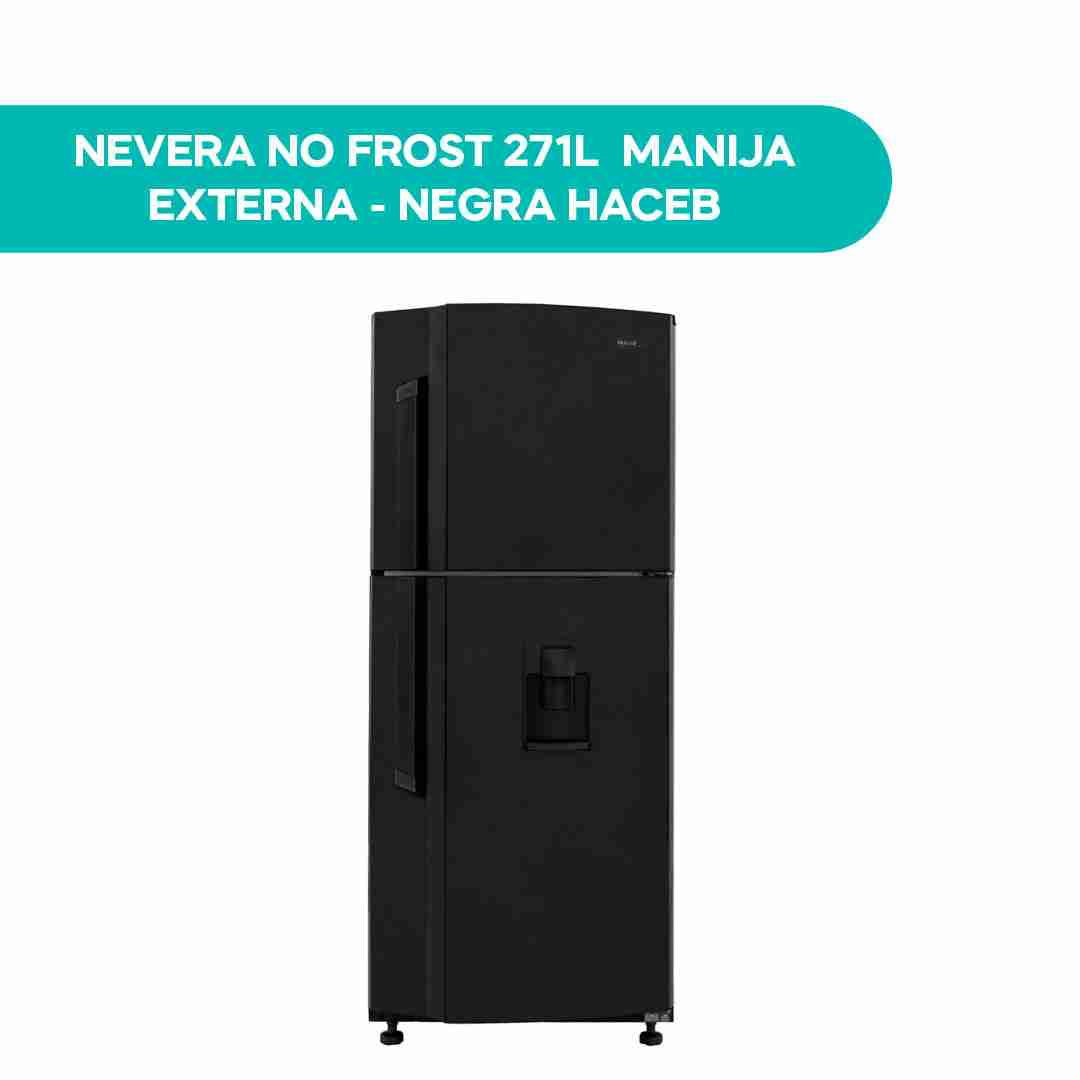 Nevera No Frost 271 - Manija Externa - Negra Haceb