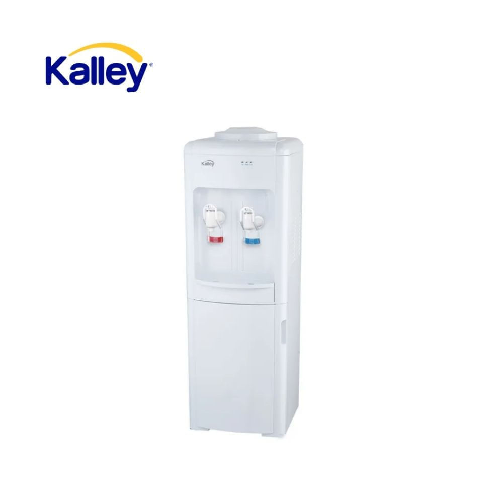 Dispensador de Agua Kalley de Piso Frío/Caliente con Nevera 97cm Blanco
