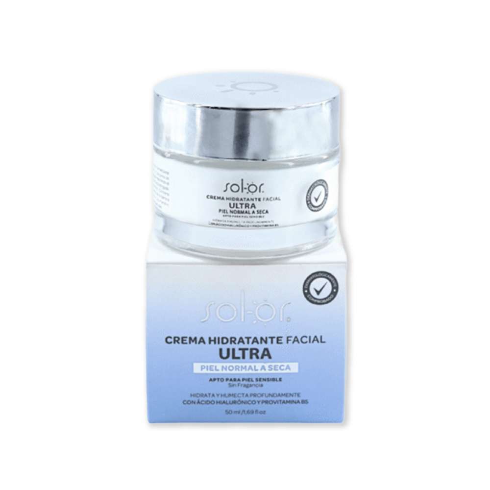 Crema Hidratante Facial Ultra - Solor