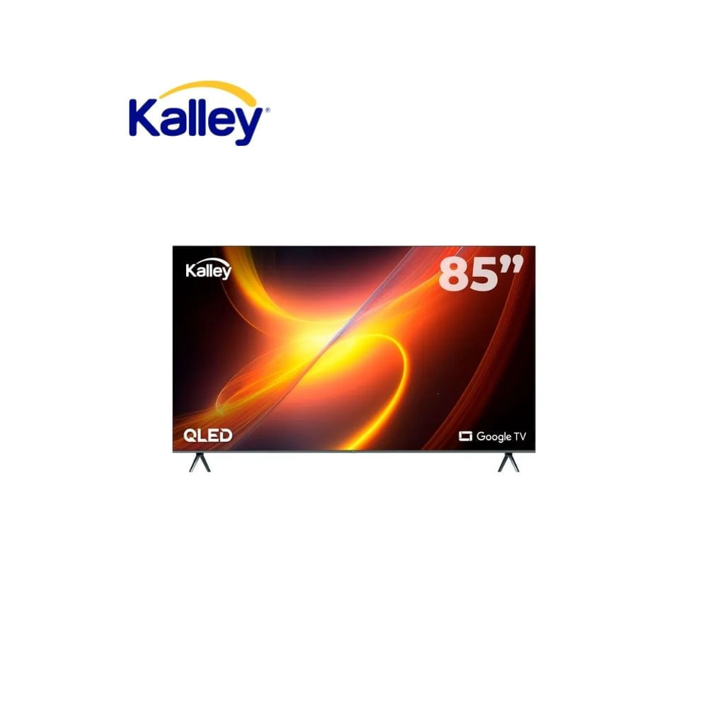 Televisor Kalley 85? QLED 4K Ultra HD Smart Google TV WiFi HDMI