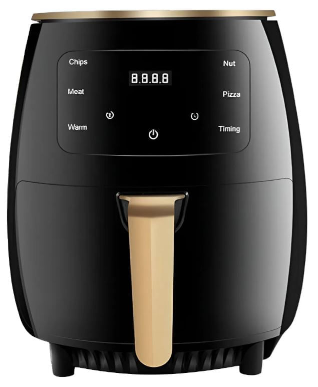 Freidora De Aire 6 Litros 1400w Digital Táctil Sin Aceite Multifunción
