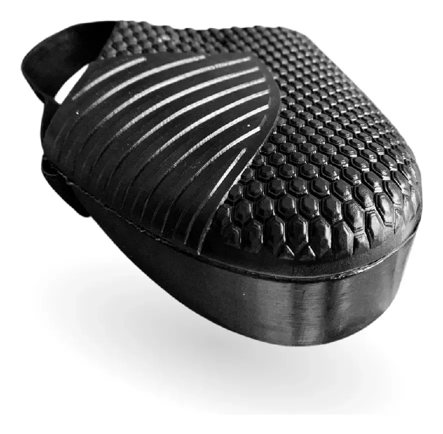 Protector De Calzado Para Moto Cubre Zapatos De Caucho Negro Unica