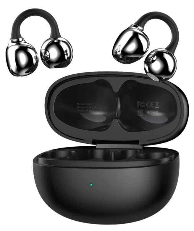 Auriculares Inalámbricos Con Clip Para La Oreja G-tide Clip1 Color Negro