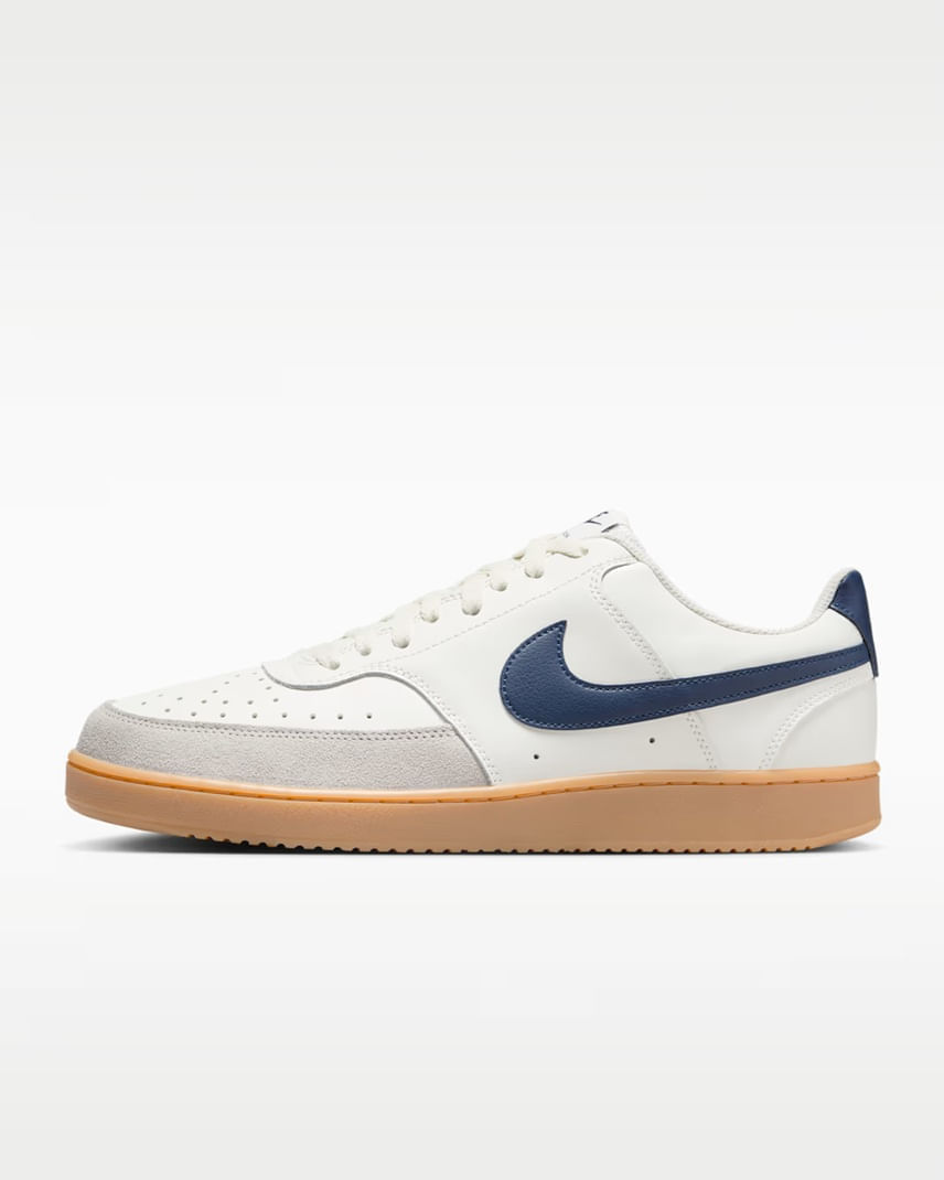 Tenis Nike Hombre Court Vision Lo HF1068-133 Blanco Casual