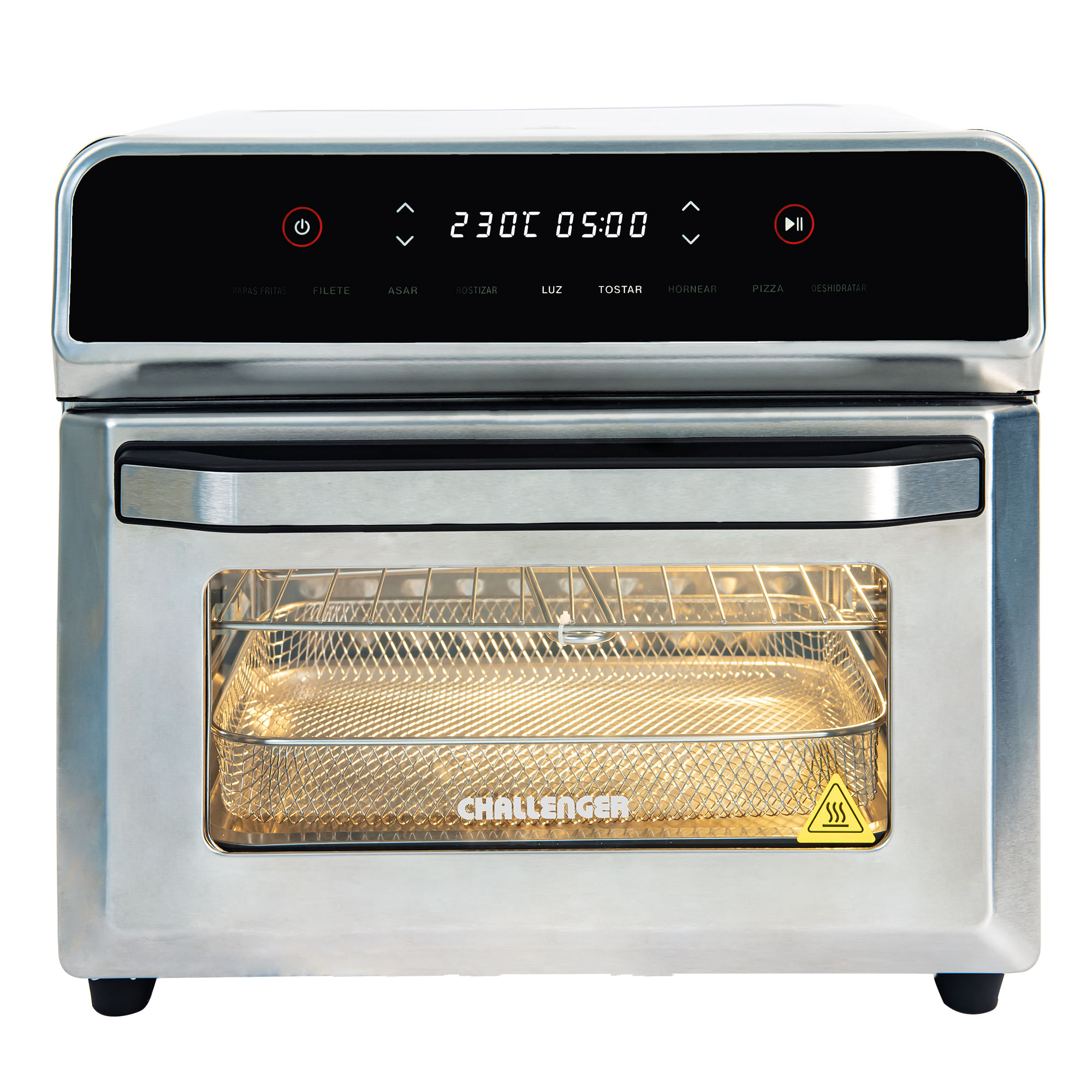 Horno freidor de aire con panel digital
