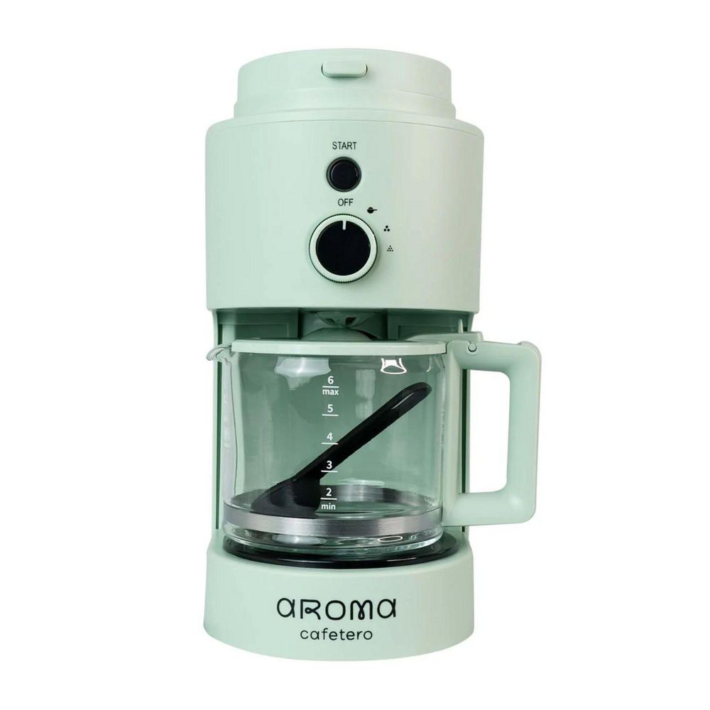 Cafetera AROMA CAFETERO Goteo,Café Grano, Verde Menta  Verde Menta MAQCMH9V