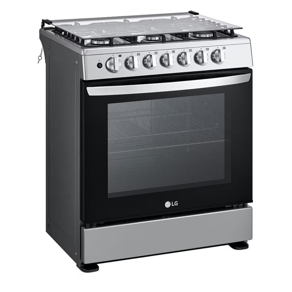 Estufa LG 146L 6 Quemadores Horno 5.2 pies Acero Inoxidable LRGZ5253S.CSTFLGC