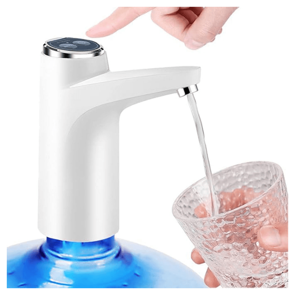 Dispensador Agua Control Electrico Inteligente Recargable Blanco