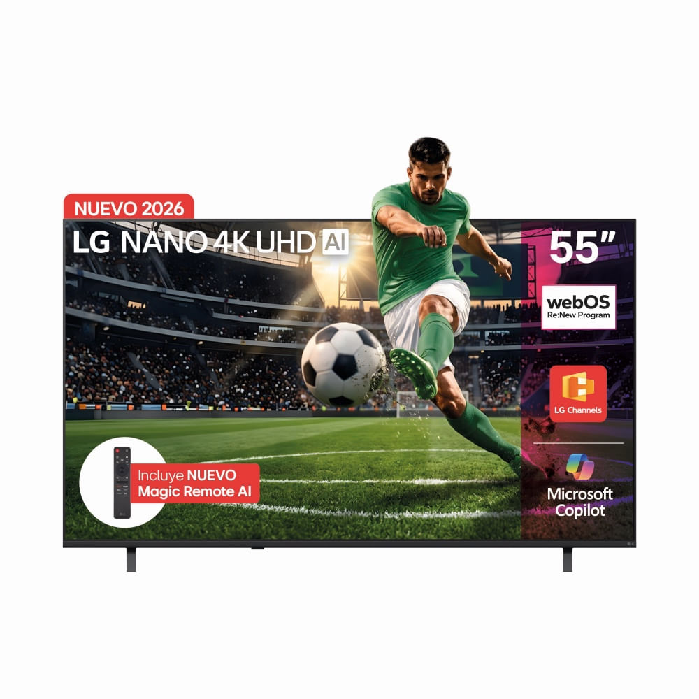 Televisor LG 55 Pulgadas Nano Uhd Evo Ai Tv 55nu855bpsa.awc