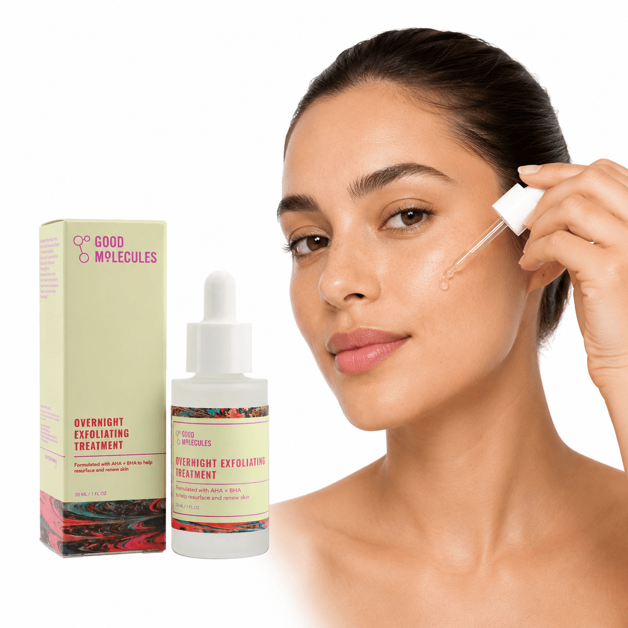 Serum Exfoliante Nocturno AHA BHA Good Molecules Overnight Treatment 30ml
