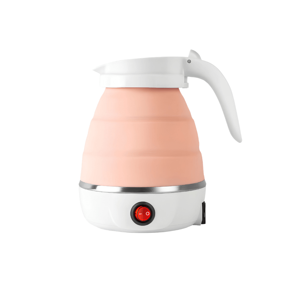 Calentador Tetera Hervidor Electrico Plegable Viaje Rosa
