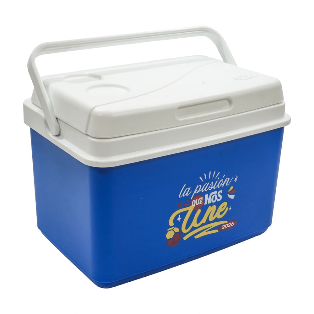 Nevera  Portátil Plastica. 10L Azul. Colombia