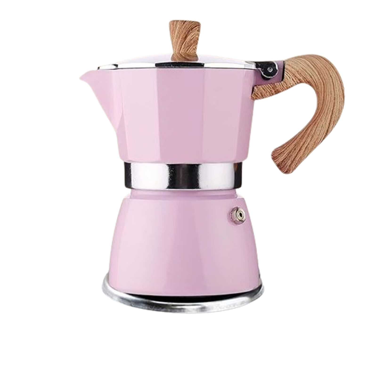 Cafetera Italiana Mocaccino Calor Filtro Cocina 9 Tazas Rosada