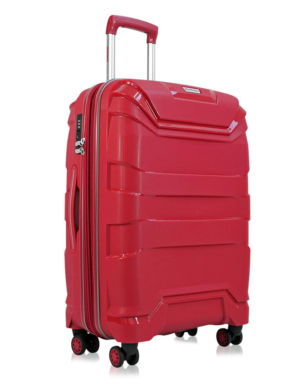 Maleta de Viaje Mediana DIAMOND  Rojo 24"