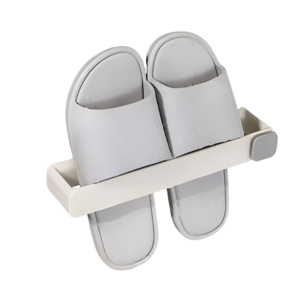 Organizador Chanclas Zapatero Adhesivo Soporte Bano Practico Blanco