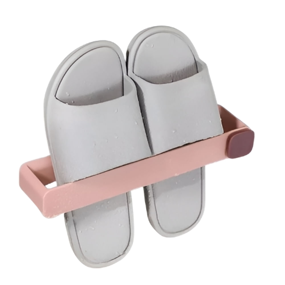 Organizador Chanclas Zapatero Adhesivo Soporte Bano Practico Rosa