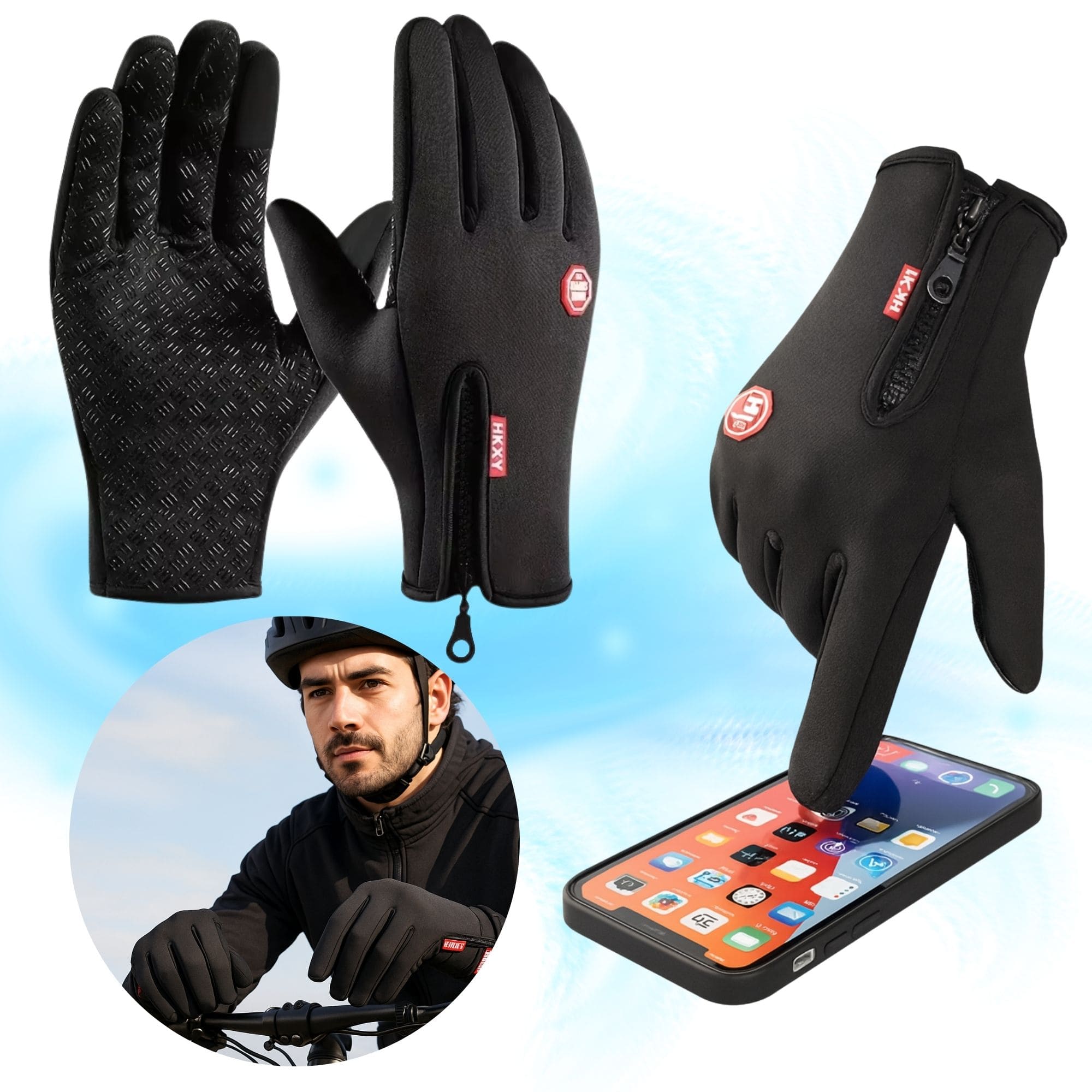 Guantes Térmicos Invierno Impermeables Pro Ciclismo Ruta Mtb
