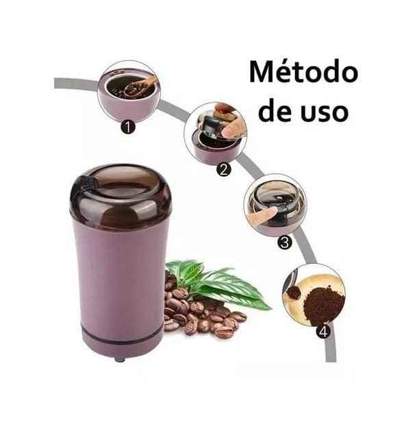 Molino Eléctrico Portátil Especias Grano