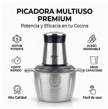 Picatodo Eléctrico Procesador de Alimentos KT-080 FLY