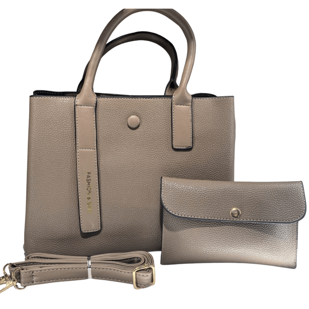Bolso Mano Acolchado Asa Larga Cartera Elegante Dama Casual Cafe