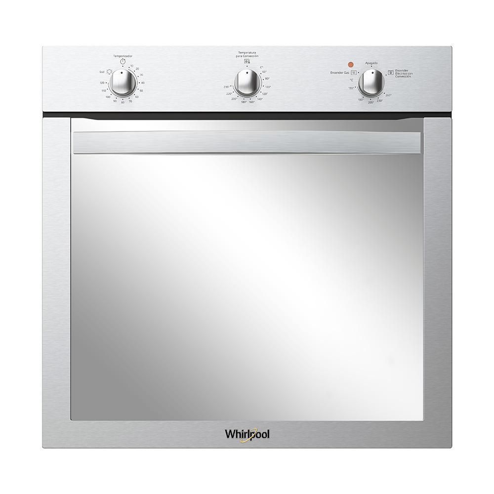 HORNO A GAS- 24" 60 CM- ACERO Whirlpool